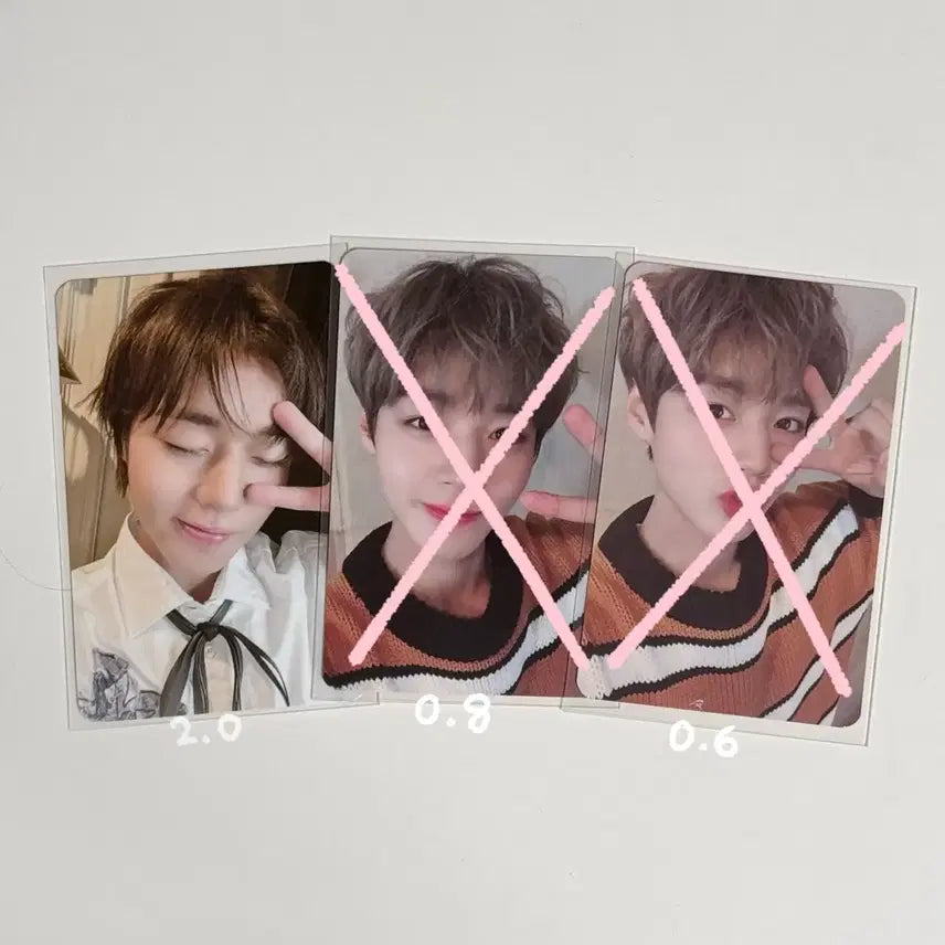 [BUNJANG] Park Jihoon Photocard / 박지훈 포토카드 포카