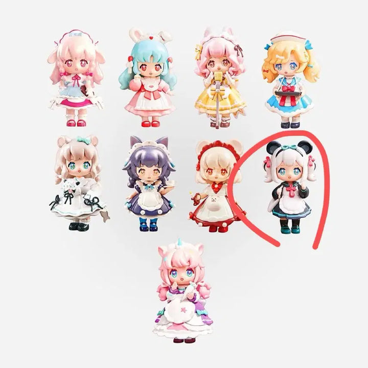 [BUNJANG] NINIZ Restaurant Ver. Panda Figure / (급처)니니즈 레스토랑 ver 판다 피규어