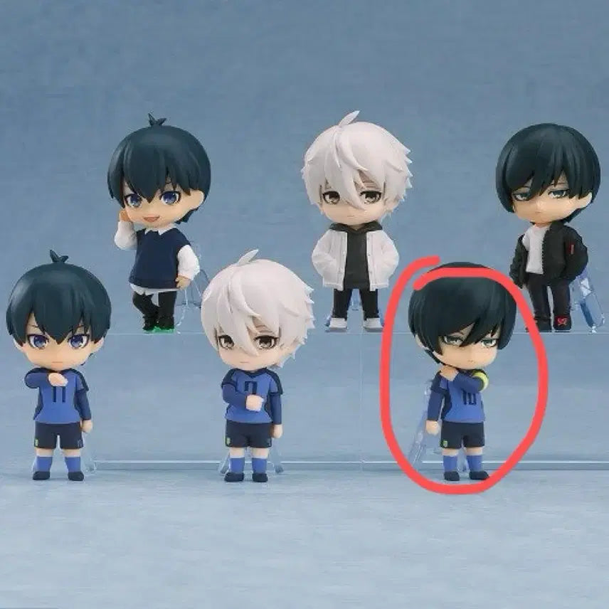 [BUNJANG] Blue Lock Itoshi Rin Uniform Nendoroid Mini Figure / 블루록 서프라이즈 넨도로이드 미니 이토시 린 유니폼 피규어