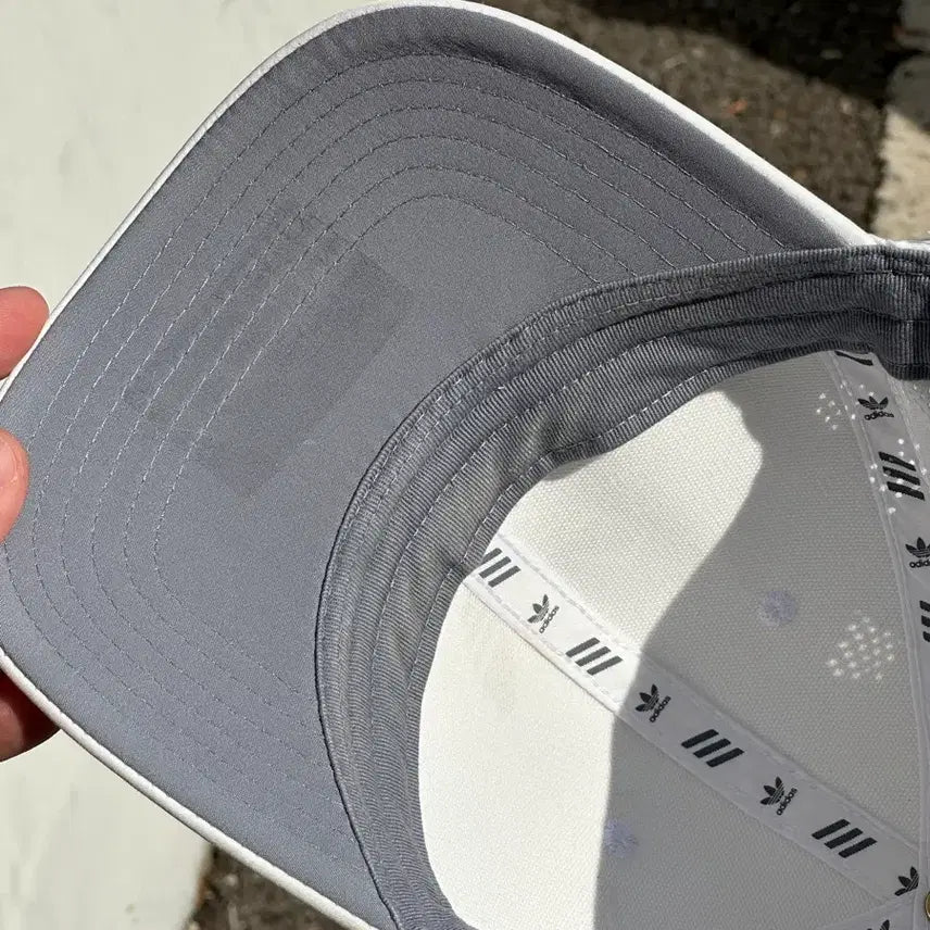 [BUNJANG] Adidas White Ball Cap / [F] 아디다스 화이트 볼캡 모자