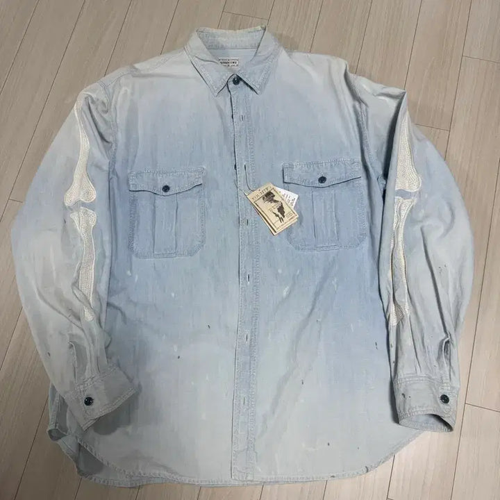 [SOLD OUT] 캐피탈 샴브레이 본 셔츠 5사이즈 팔아요.