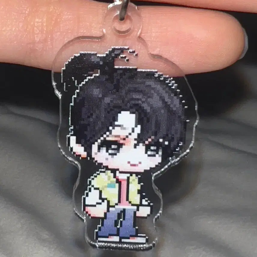 [BUNJANG] NCT Haechan Yogurt Shake Pixel Keyring / 해찬 요거트쉐이크 착장 픽셀 키링