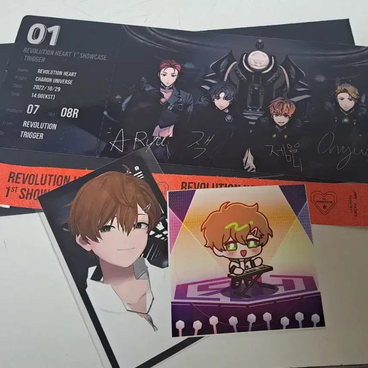 [BUNJANG] Revolution Heart Trigger Showcase Bundle Set / 리레볼루션 레볼루션하트 트리거 쇼케이스 티켓, 포카, 스티커
