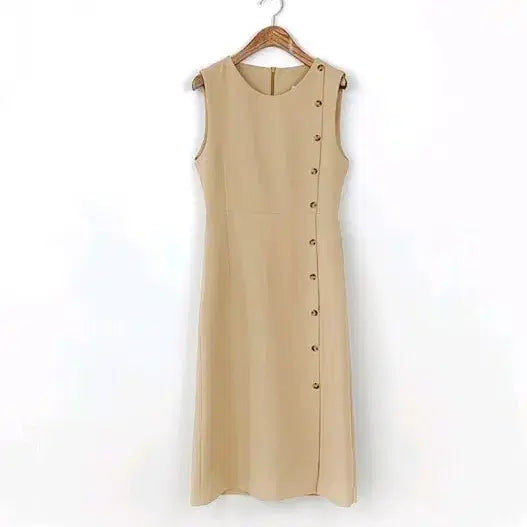 [BUNJANG] J.Elf Beige Rienne Long Dress / 제이엘프 베이지 리엔느 롱 원피스