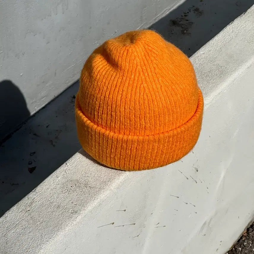 [BUNJANG] ZARA Orange Yellow Beanie Hat / [F] 자라 오렌지 옐로우 비니 모자