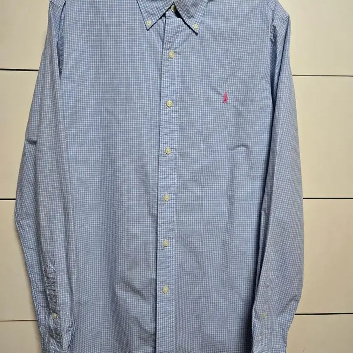 [BUNJANG] Polo Ralph Lauren Gingham Check Shirt (Size M) / 폴로 랄프로렌 정품 깅엄체크 셔츠(M사이즈)