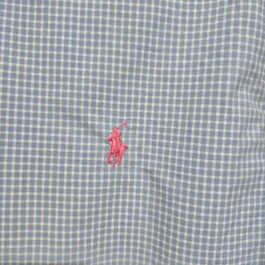 [BUNJANG] Polo Ralph Lauren Gingham Check Shirt (Size M) / 폴로 랄프로렌 정품 깅엄체크 셔츠(M사이즈)