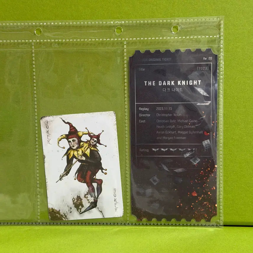 [BUNJANG] The Dark Knight Original Movie Ticket / 다크 나이트 오리지널 티켓 오티