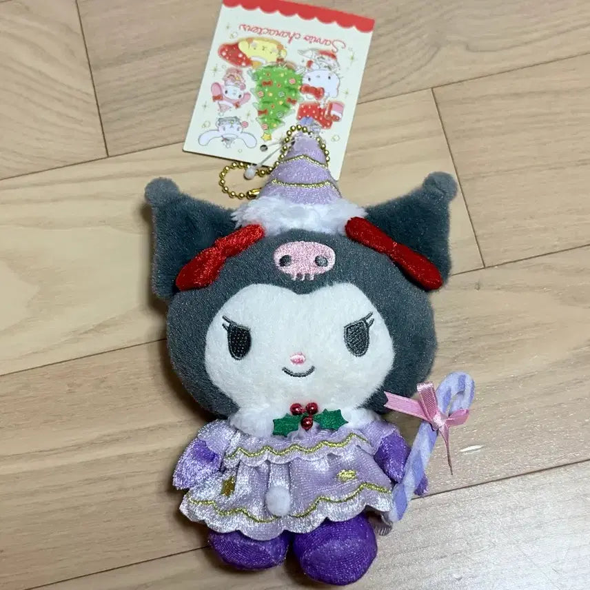 [BUNJANG] Kuromi Christmas Fairy Doll Keyring / 쿠로미 크리스마스요정 인형키링
