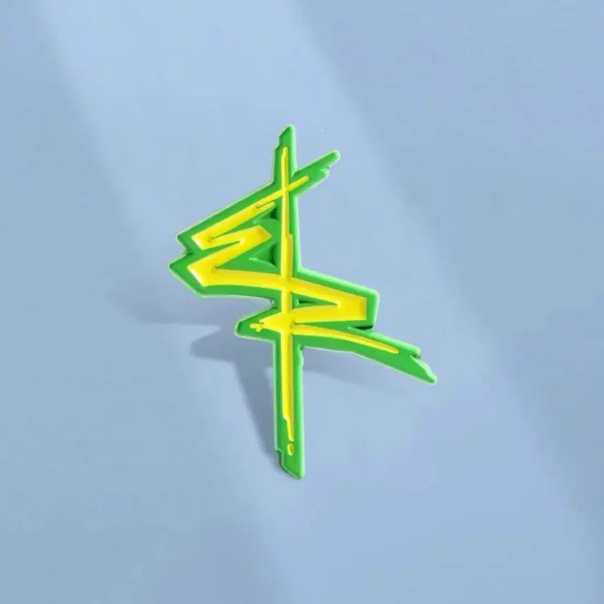 [BUNJANG] Cyberpunk: Edgerunners Logo Badge / 사이버펑크 엣지러너 로고 뱃지 굿즈 새상품