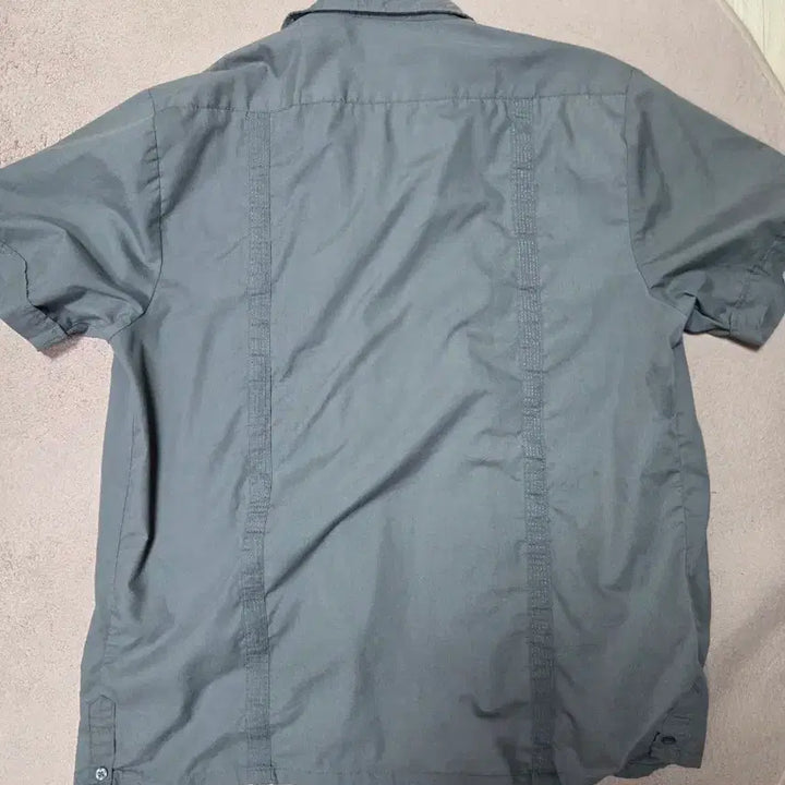 [BUNJANG] Guayabera Cuban Shirt - Gray / Guayabera 구아야베라 쿠바 셔츠 그레이