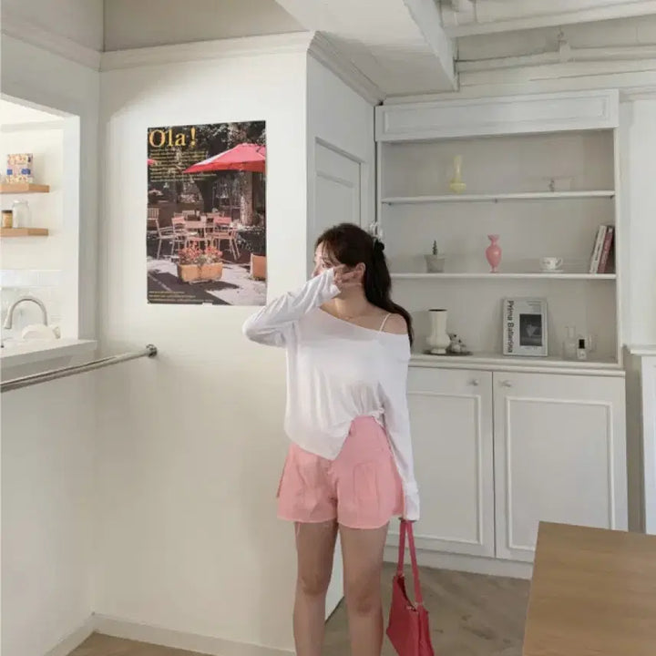 [BUNJANG] Flatper Mochi6 Multi Rolling Tank Top and Cardigan Set / 플랫퍼 MADE 모찌6 멀티 굴림 나시 + 양면 단추 가디건 세트
