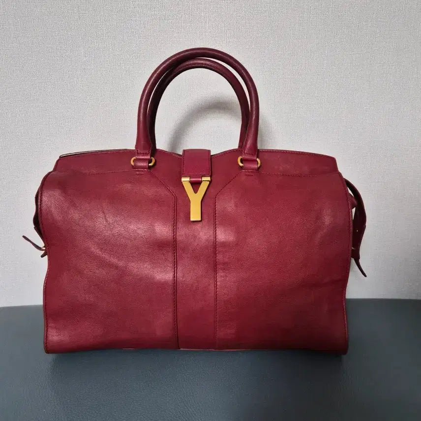 [BUNJANG] Saint Laurent YSL Cabas Chyc Tote Boston Bag / 입생로랑 YSL Y라인 카바시크 토트백 보스턴백 가방-380