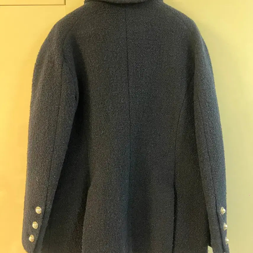 [BUNJANG] Elborn Tweed Jacket Navy 34 Size / 엘보른 트위드 자켓 34사이즈 네이비