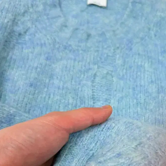 [BUNJANG] COVERT Italian Alpaca Distressed Sweater (Size 50) / 커버트 (COVERT) 이태리 알파카 디스트레스드 스웨터 50 size