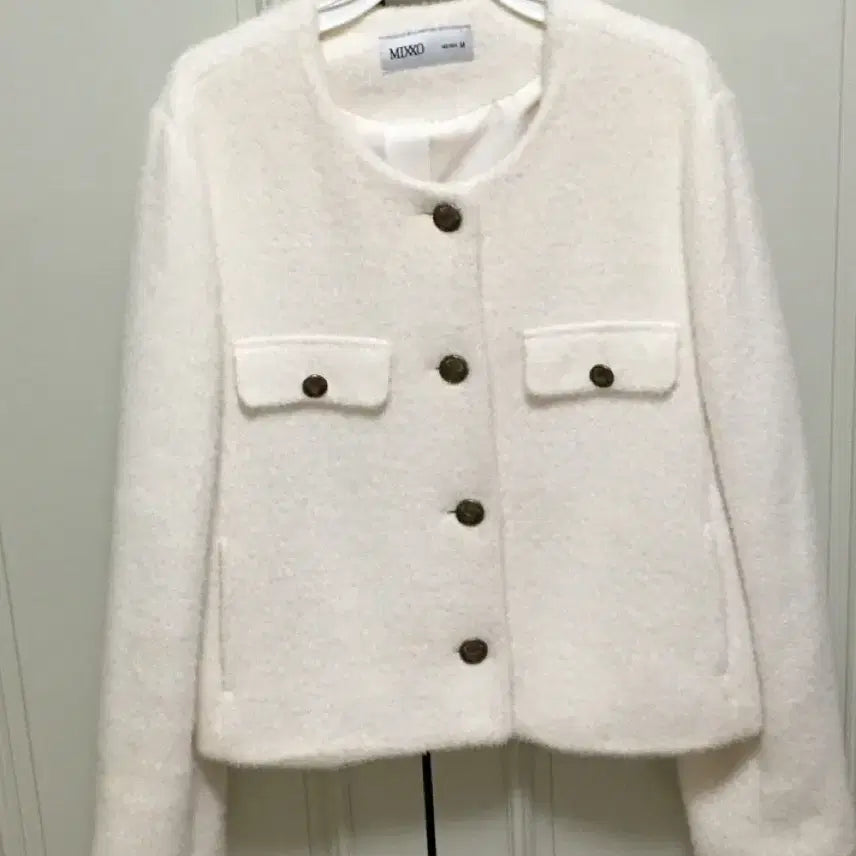 [SOLD OUT] MIXXO 미쏘 아이보리 트위드 자켓