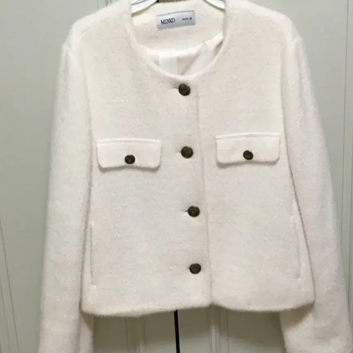[SOLD OUT] MIXXO 미쏘 아이보리 트위드 자켓