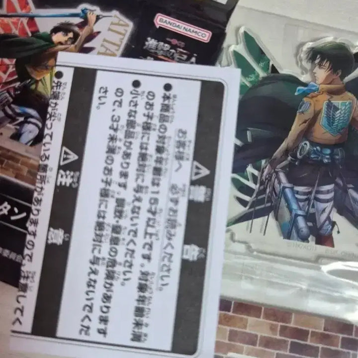 [BUNJANG] Attack on Titan Levi Acrylic Stand Figure / [미개봉] 진격의거인 리바이 아크릴 F상