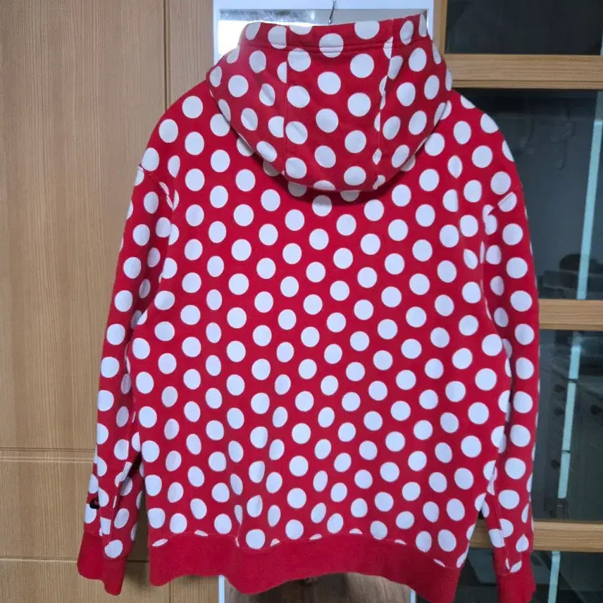 [BUNJANG] Nike JDI Dot Fleece Hoodie L / 나이키 JDI 도트 땡땡이 기모 후드티 L