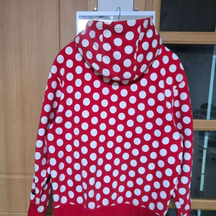 [BUNJANG] Nike JDI Polka Dot Fleece Hoodie L / 나이키 JDI 도트 땡땡이 기모 후드티 L