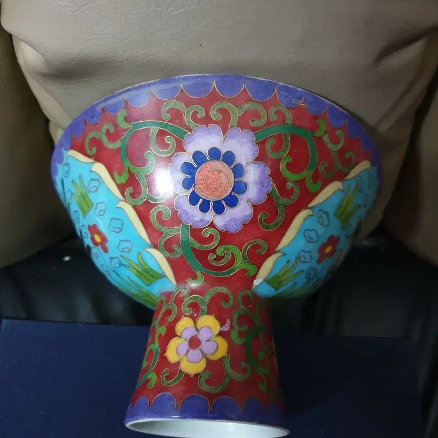 [BUNJANG] Ming Dynasty Chenghua Period Gilt Cloisonne Bowl / 명.성화제기물/투채묘금.겹사법랑.