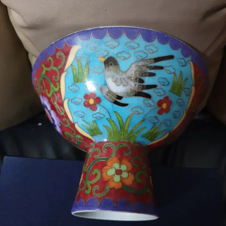 [BUNJANG] Ming Dynasty Chenghua Period Gilt Cloisonne Bowl / 명.성화제기물/투채묘금.겹사법랑.