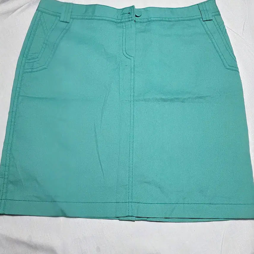 [BUNJANG] Knit Club Turquoise Cargo Pocket Mini Skirt / knit club 터쿼이즈 카고 포켓 미니스커트