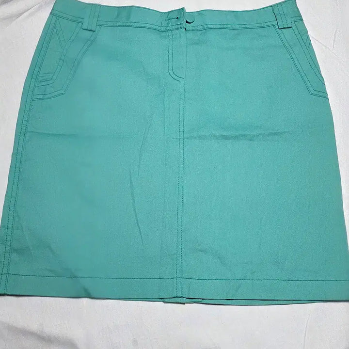 [BUNJANG] Knit Club Turquoise Cargo Pocket Mini Skirt / knit club 터쿼이즈 카고 포켓 미니스커트