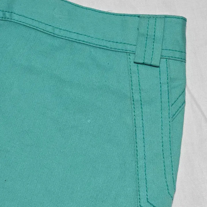 [BUNJANG] Knit Club Turquoise Cargo Pocket Mini Skirt / knit club 터쿼이즈 카고 포켓 미니스커트
