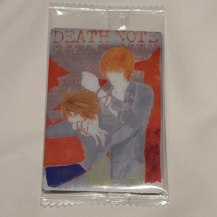 [BUNJANG] Death Note Wafer Card L Light Yagami Version / [미개봉] 데스노트 원화 웨하스 카드 엘 L 라이토 버전