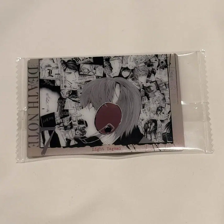 [BUNJANG] Death Note Yagami Light Visual Card (7th Edition) / [미개봉] 데스노트 원화 웨하스 카드 야가미 라이토 비주얼 7번 버전