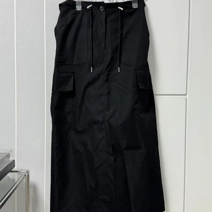 [BUNJANG] Moaa Peach Long Skirt / 모아 더블카고 피치 롱 스커트