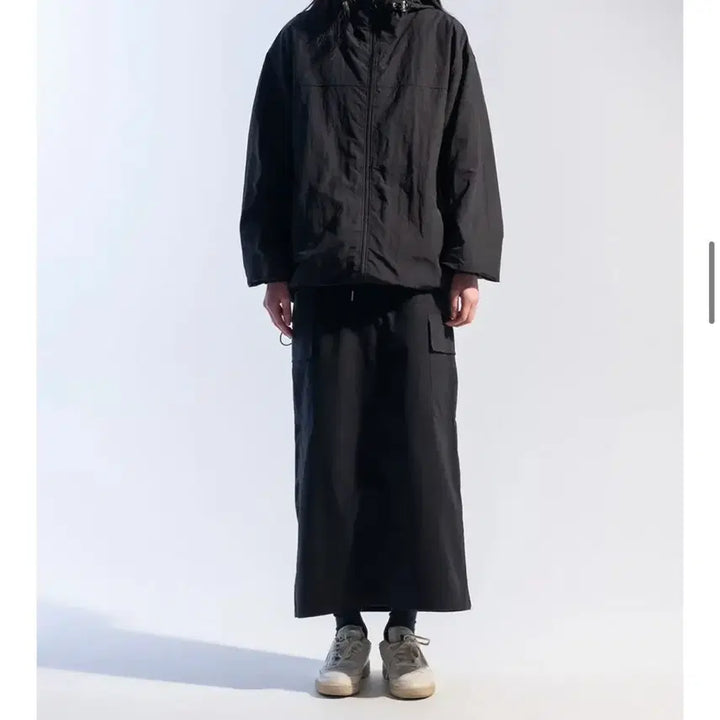 [BUNJANG] Moaa Peach Long Skirt / 모아 더블카고 피치 롱 스커트