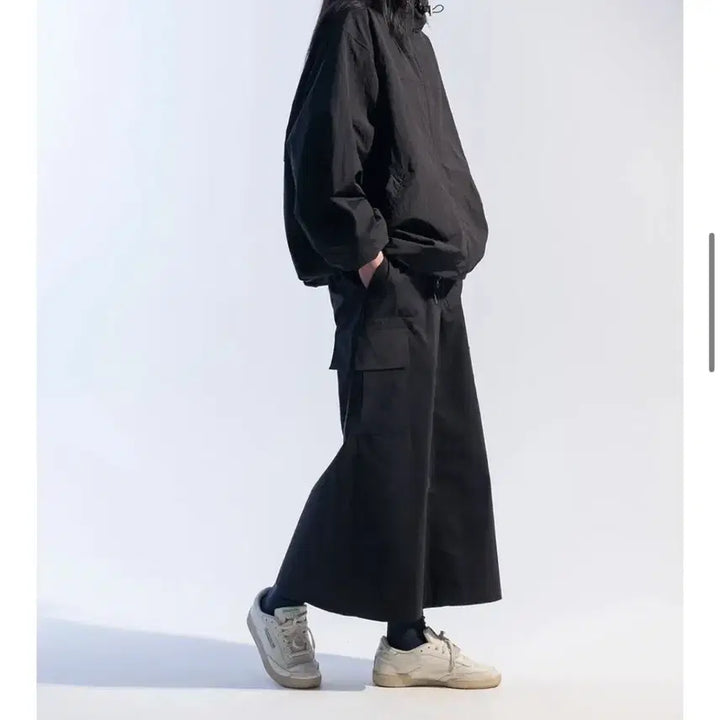 [BUNJANG] Moaa Peach Long Skirt / 모아 더블카고 피치 롱 스커트