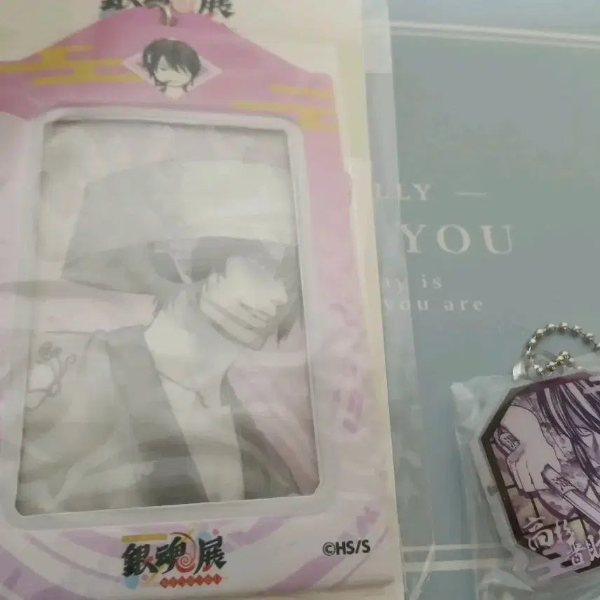 [BUNJANG] Gintama Takasugi Unopened Photocard Holder, Magnet, Keyring Bundle Set / 은혼전 은혼 원화 타카스기 미개봉 포카 홀더 마그넷 키링 일괄