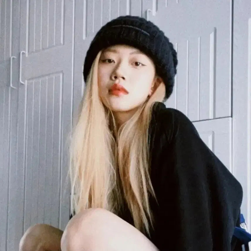 [BUNJANG] On The Value Long Beanie Hat Black / 온더밸류롱비니모자남자&여자니트루즈핏겨울:블랙