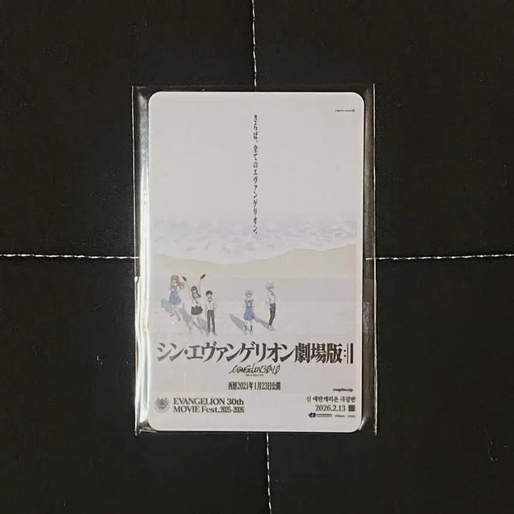 [BUNJANG] Evangelion Numbering Card / 신 에반게리온 극장판 넘버링 카드