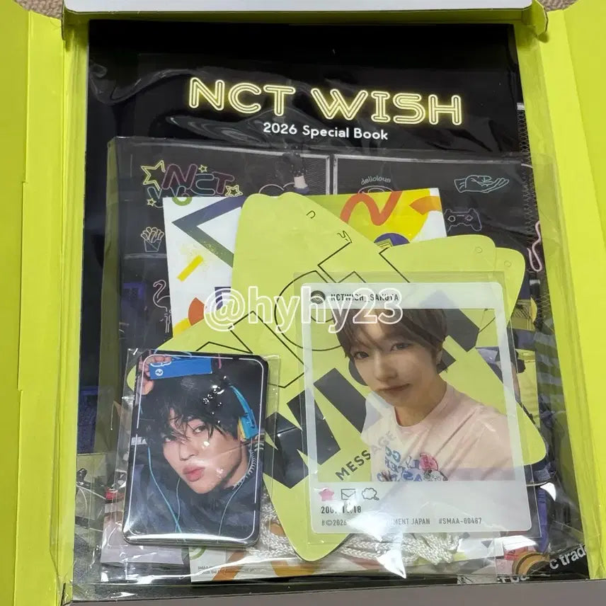 [SOLD OUT] 엔시티 위시 일본 멤버십 팬클럽 FC 특전 스페셜 키트 2026 사쿠야
