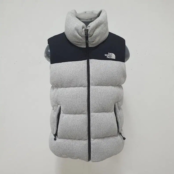 [BUNJANG] The North Face 700 White Label High Neck Padded Vest / 노스페이스 700 다운 화이트라벨 하이넥 니트 패딩조끼