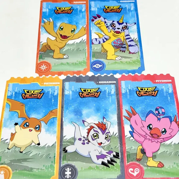 [SOLD OUT] 디지몬카페 특전 아구몬 파피몬 파닥몬 쉬라몬 피요몬