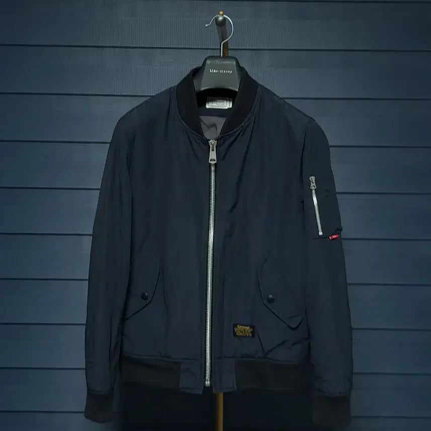 [BUNJANG] Covernat Navy Blouson Jacket / M ) 커버낫 네이비 블루종 자켓