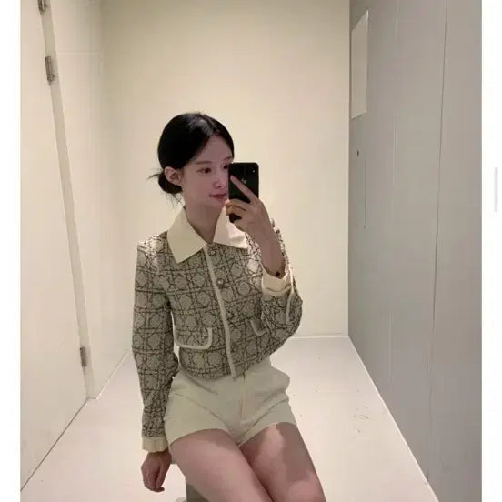 [BUNJANG] CANNAGE Ivory Jacket (S) / 까나쥬 자켓 아이보리 s 수입의류