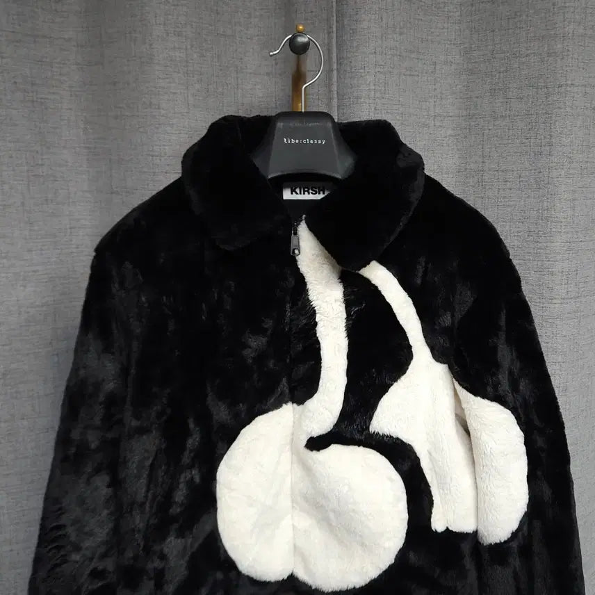 [BUNJANG] Kirsh Big Cherry Boa Fur Jacket / 1 ) 키르시 빅 체리 보아 퍼 자켓