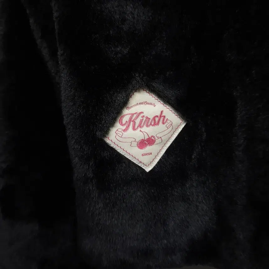 [BUNJANG] Kirsh Big Cherry Boa Fur Jacket / 1 ) 키르시 빅 체리 보아 퍼 자켓