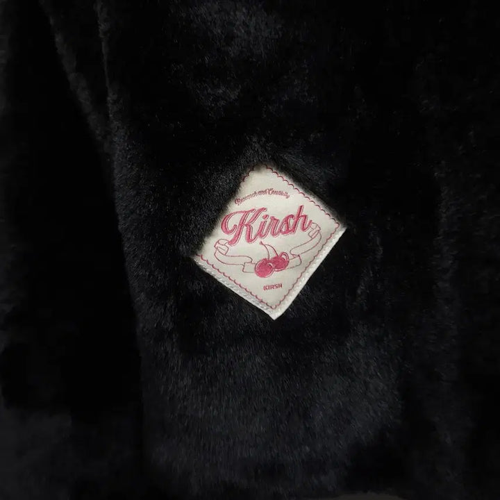 [BUNJANG] Kirsh Big Cherry Boa Fur Jacket / 1 ) 키르시 빅 체리 보아 퍼 자켓