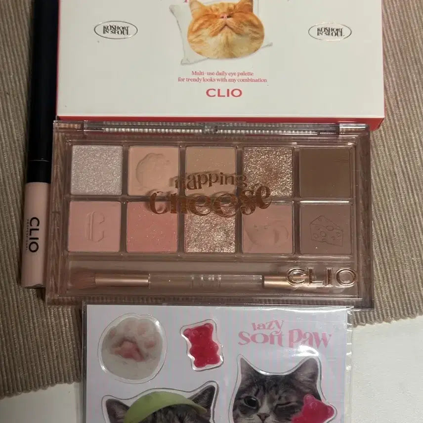 [BUNJANG] Clio 낮잠자는치즈 Eyeshadow Palette / 클리오 낮잠자는치즈