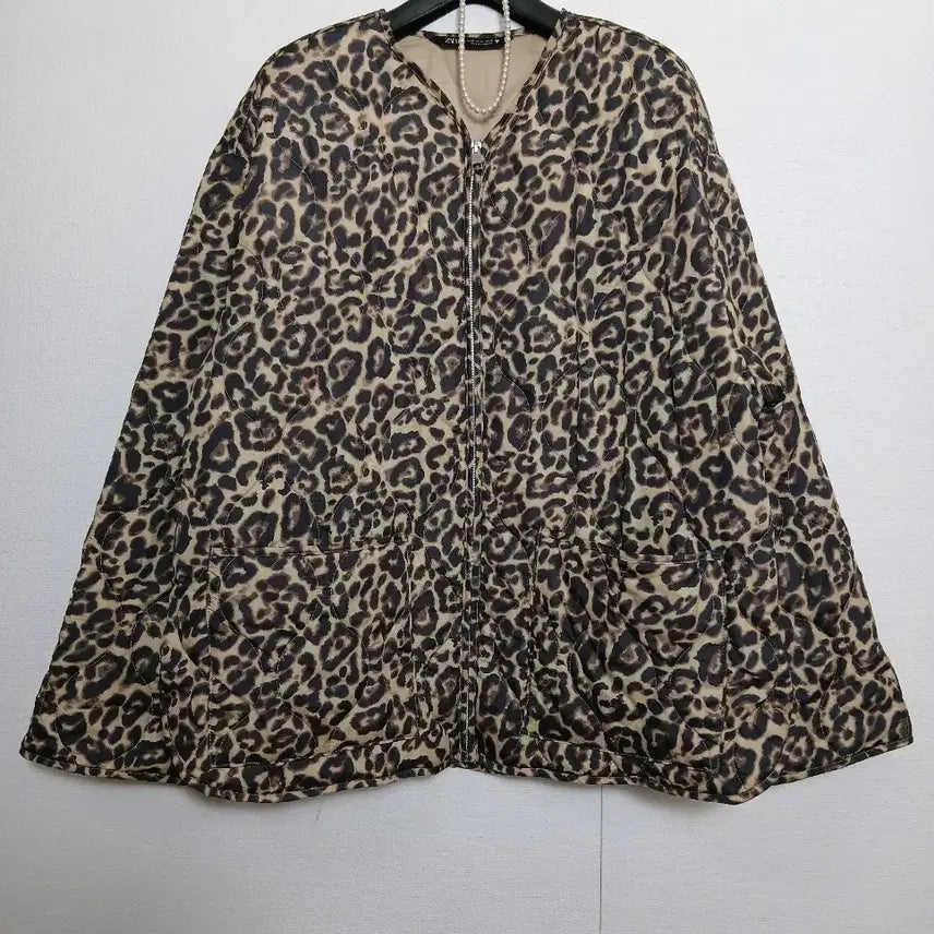 [BUNJANG] ZARA Leopard Print Jacket M / 자라.  호피무늬 자켓 M ( 사이즈 넉넉 )