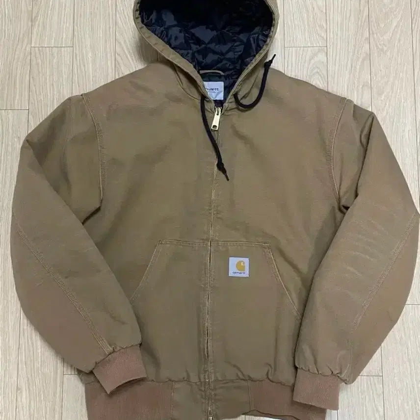 [BUNJANG] Carhartt WIP OG Active Jacket - Beige / 웍스아웃 칼하트 wip 액티브 자켓  디어본캔버스og  m