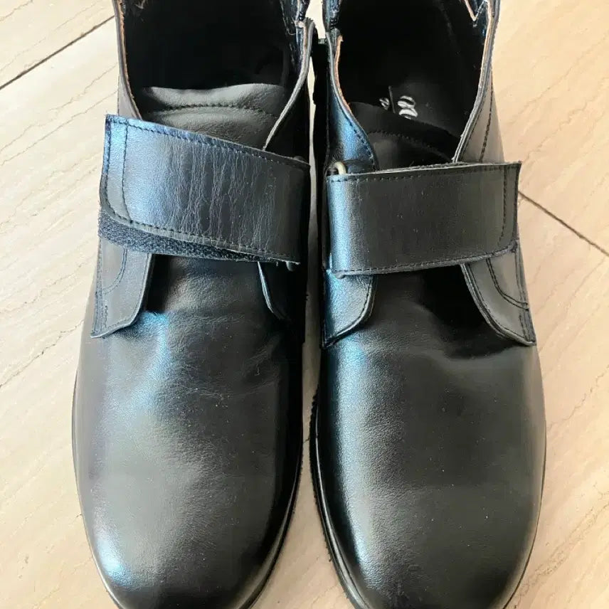 [BUNJANG] Noblesse Paris Velcro Leather Shoes / 노블래스 파리 벨크로 가죽 구두. 단화275