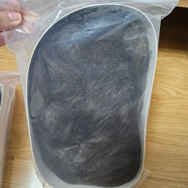 [BUNJANG] Wavy Hippie Perm Wig - Brown 60cm / 웨이브 히피펌 가발 갈색 60cm